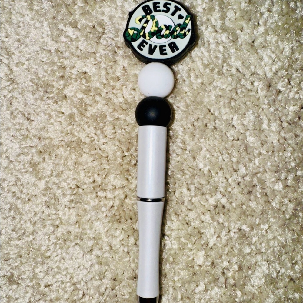 Best Dad Ever Beaded Pen